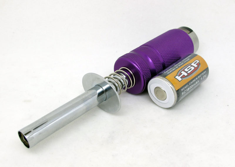 purple powerday Glow Plug Ignitor Igniter Nitro Engine Starter HSP 80103 for RC 1:10 Nitro 4WD Car Buggy Truck Plane