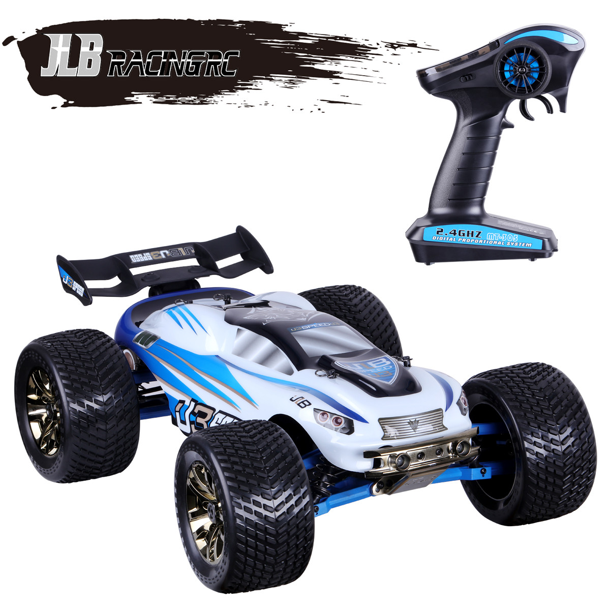 JLB RACING J3 SPEED 1:10 Scale 120A ESC 4WD Brushless Off -Road Truggy