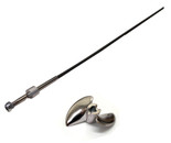Volantex Racent 798-2 Angry Shark RC Boat Parts L338mm, D4 Propeller Shaft with metal Propeller