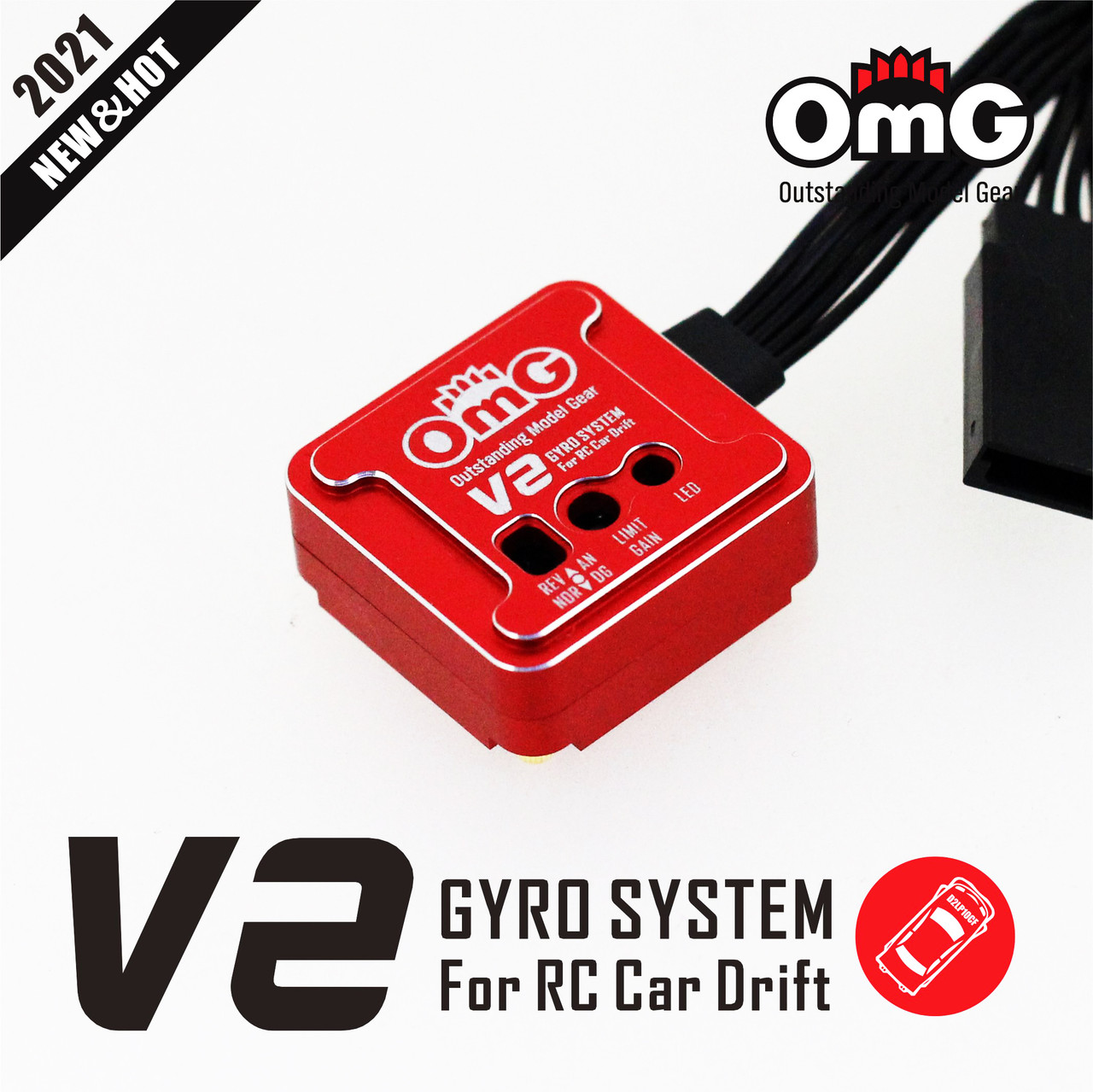 OMG High Stability RC Drift Car Steering Gyro V2 RPG 302
