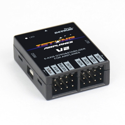 Detrum MSR66A 6CH Mini Receiver with Istone Stabilizer W//ABS system