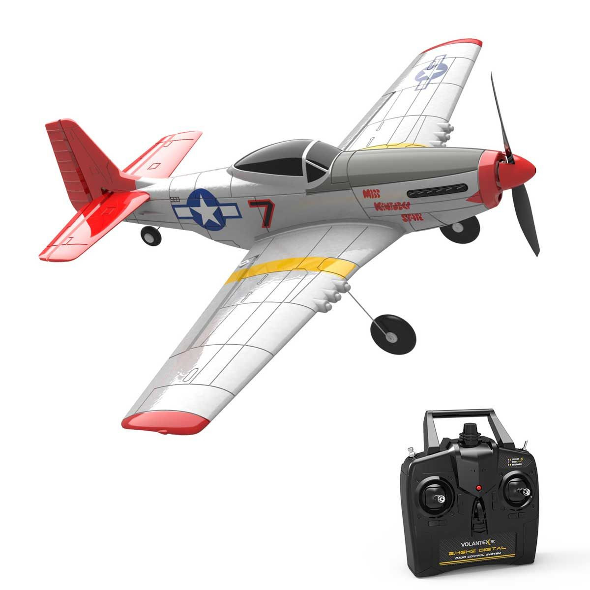 Details about   Mustang P51 4CH Beginner RC Airplane W/6-Axies Gyro system And Rear Pusher RTF A