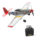 New Arrival!!  Volantex Mustang P-51D P51D P51 4 Channel Beginner Airplane with 6-axis Stabilizer System and One-key Aerobatic 761-5 RTF - Two batteries