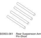 BSD Racing / Redcat RC CAR PARTS BS903-061 Rear Suspension Arm Pin-Short