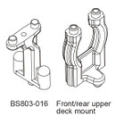BSD / Redcat RC Car Parts BS803-016 Front/rear upper deck mount