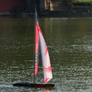 Volantex Racent Hurricane 1000 mm 2 Channel Sailboat with 1 Meter Hull Length and ABS Plastic Waterproof Hull ( 791-2 ) RTR