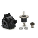 Wltoys 1/14 144001 RC Buggy RC CAR Upgrade Parts 14-04 Metal Differential Set 14011 + Metal Differential Gearbox Housing 14010-2 Black