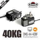 OMG Competition Level Full Metal Brushless Digital 40KG servo OMG-A4-40BF for rc plane,turbine jet,and 1/10 rc crawler,truck,etc