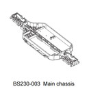 BSD Racing 1/10 BS230-003 Main chassis RC Car Part for BSD BS231 BS232 