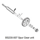 BSD Racing 1/10 BS230-007 Spur Gear unit RC Car Part for BSD BS231 BS232 