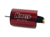 Himoto 1/10 E028 RC Car Parts 3650 KV3210 Sensorless Brushless Motor (Must Match E199) 11T KV3210 3.5 Shaft Banana Plug Red color