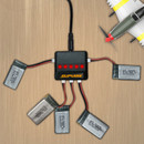 1S Compact Charger for 3.7V Lipo battery With 5 Charging Ports, Charger only