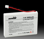 Dynam 7.4V 3000mAh Lipo Battery DTM-1007 for Dynam Detrum Blitz DT9 9CH Transmitter