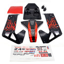 ZD Racing 7534 Body shell red for 1/10 DBX-10