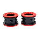 ZD Racing 7548 Tire rim set red for 1/10 DBX-10 Brushless