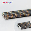 TFL φ6.35mm S=5X5mm L650mm Flex Cable W/ Round & Square Ends 510B67 1pc For RC Boat