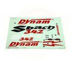 Dynam 1250mm Sbach 342 Decal Sbach-13 RC Plane Parts