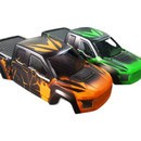 ZD Racing MX-07 RC Car Spare Parts 8758-1 8758-2 Green / Orange Body shell and sticker PC