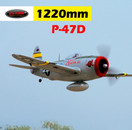 Dynam P-47D Thunderbolt 1220mm V2 4s w/ Flaps & Retracts PNP RC Warbird