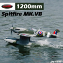 Dynam Supermarine Spitfire MK.VB 6 CH RC Warbird Seaplane 1200mm 8975 47" Wingspan PNP