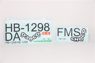 FMS 2500mm ASW 17 Decal sheet FMSEB109