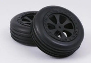 BSD Racing / REDCAT BS709-001 BSD BAJA Front Tires Buggy Wheels Complete 12mm Hex 2P