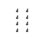 OMPHOBBY OSHM4X026 Socket cap screw M1.6x3mm 8PCS for OMP M4 MAX RC Helicopter