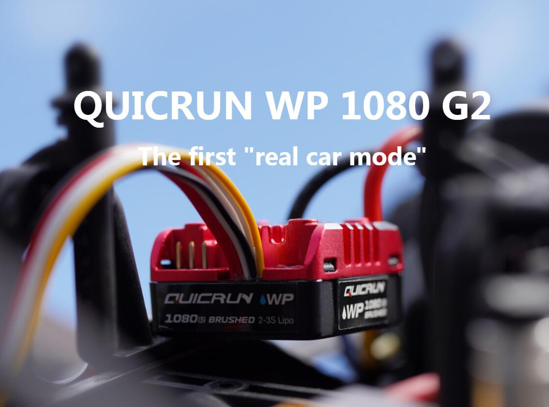 Brushless Esc Hobbywing Quicrun Combo - WP-1080 G2 ESC With