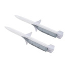 FMS 64mm F-16 Missile Set 1 (pairing left & right)  Battlefield Gray FMSER121GY