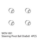 WOV Racing Steering Pivot Ball Φ8x8MM WOV-061