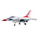 FMS EDF Jet 64mm F-16 Fighting Falcon PNP Version FMS146P ( Thunderbird /  Battlefield Gray ) without Transmitter and receiver, Lipo Battery