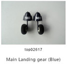 TOP RC HOBBY A1 Sky Raider Main Landing gear (Blue) top02617