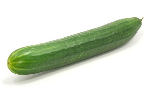 cucumber in our greens drink