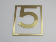 No. 5 Gold Metal Bookmark with No. 5 Booklet