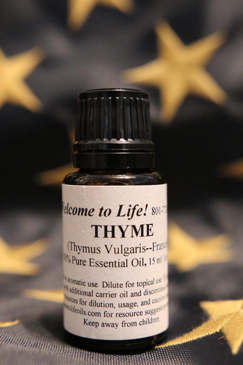 Thyme Essential Oil, 100% Pure Essential Oil, 15 ml bottle ...