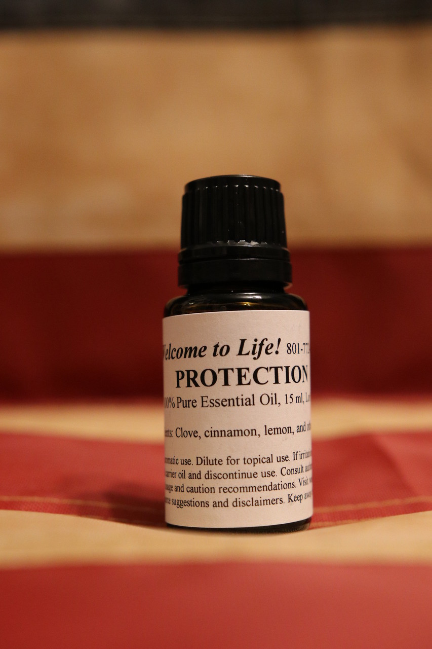 Protection Essential Oil Blend, 100% Pure Essential Oils, 15 ml bottle