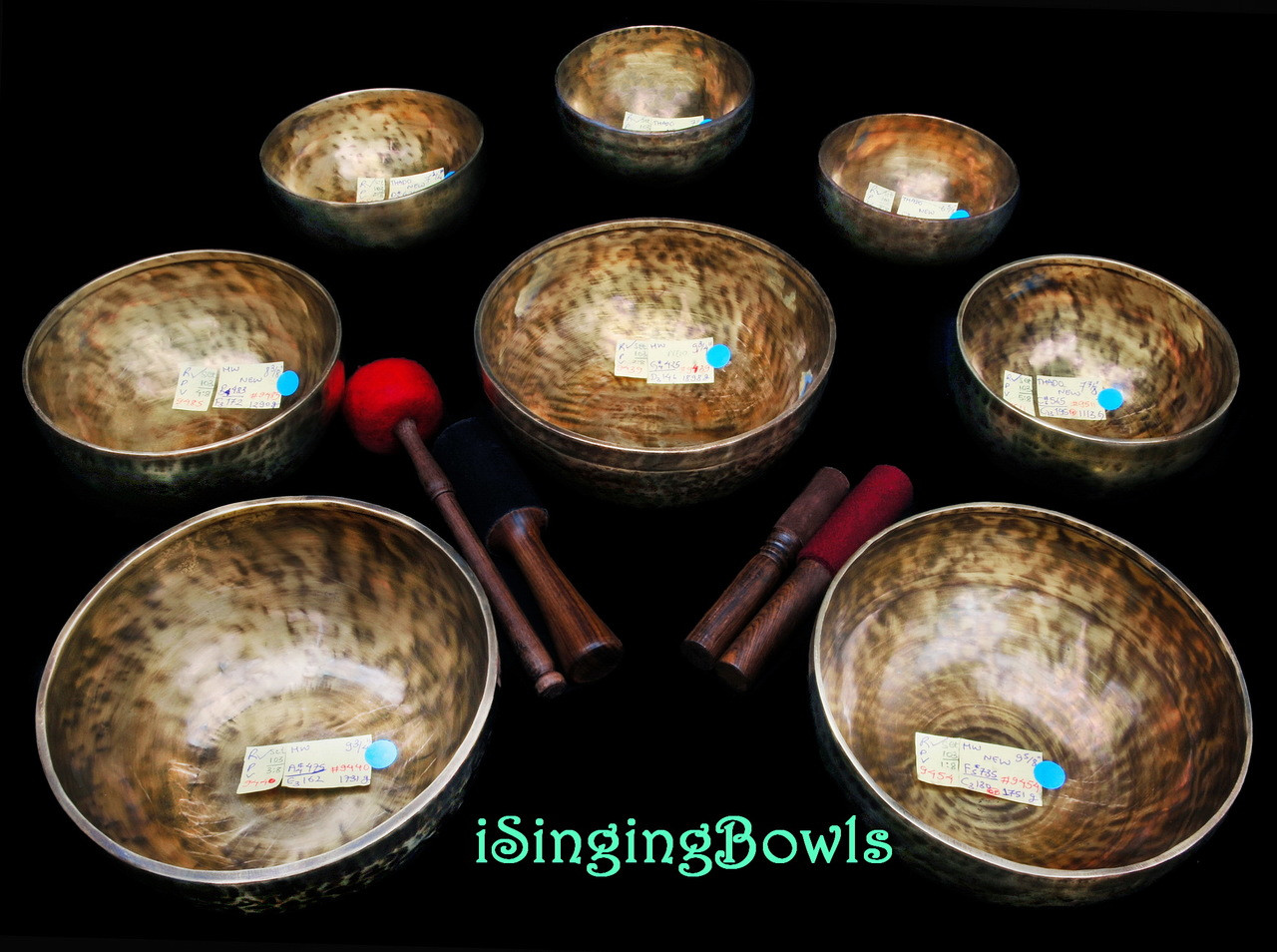 Singing bowl set