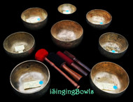 Antique Tibetan Singing Bowl Set #100