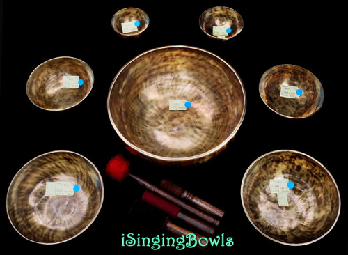 Tibetan Singing Bowl Set #125
