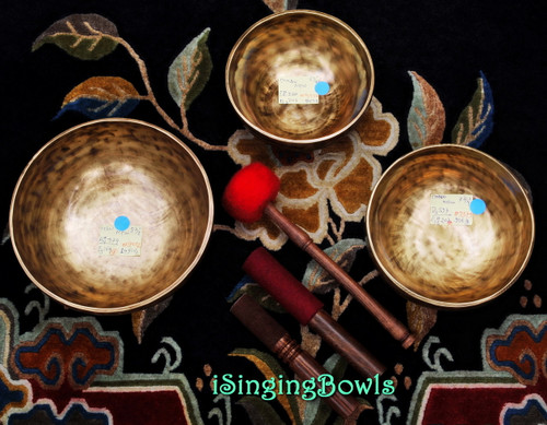Tibetan Singing Bowl Set #25b