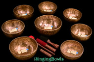 Legendary-quality Tibetan Singing Bowl Set #132