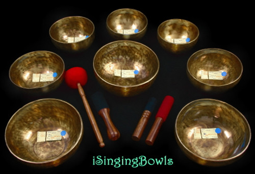 Tibetan Singing Bowl Set #137