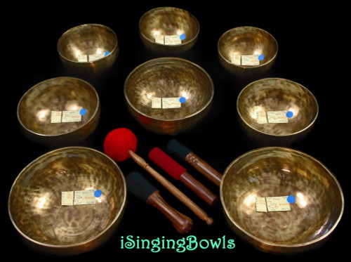 Tibetan Singing Bowl Set #134