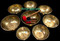 Tibetan Singing bowl Set #152