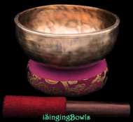 Tibetan Singing Bowl #10441 : DOUBLE-BLUE