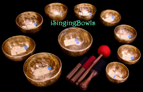 Singing Bowl Set #142:  Alexandre Tannous Method
