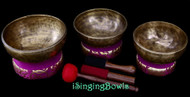 Tibetan Singing Bowl Set #181