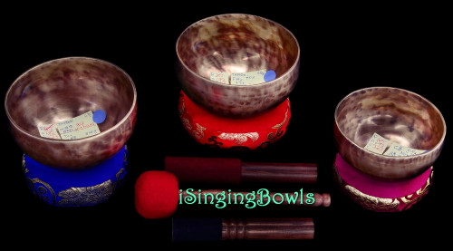 Tibetan Singing Bowl Set #193