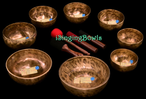 Tibetan Singing Bowl Set #150