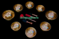 Tibetan Singing Bowl Set #202